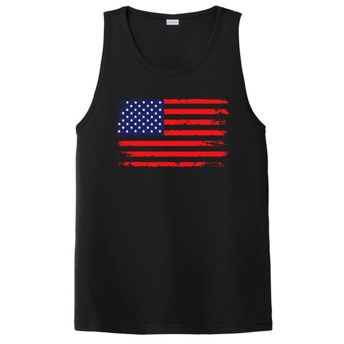 Usa Flag 4th Of July American Flag PosiCharge Competitor Tank