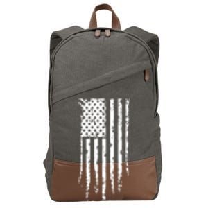 Usa Flag 4th July Distressed United States Us American Flag Cool Gift Cotton Canvas Backpack