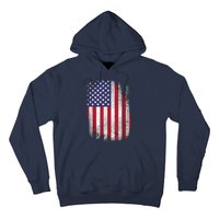 Usa Flag 4th July American Red White Blue Star Stripes 4 Day Hoodie