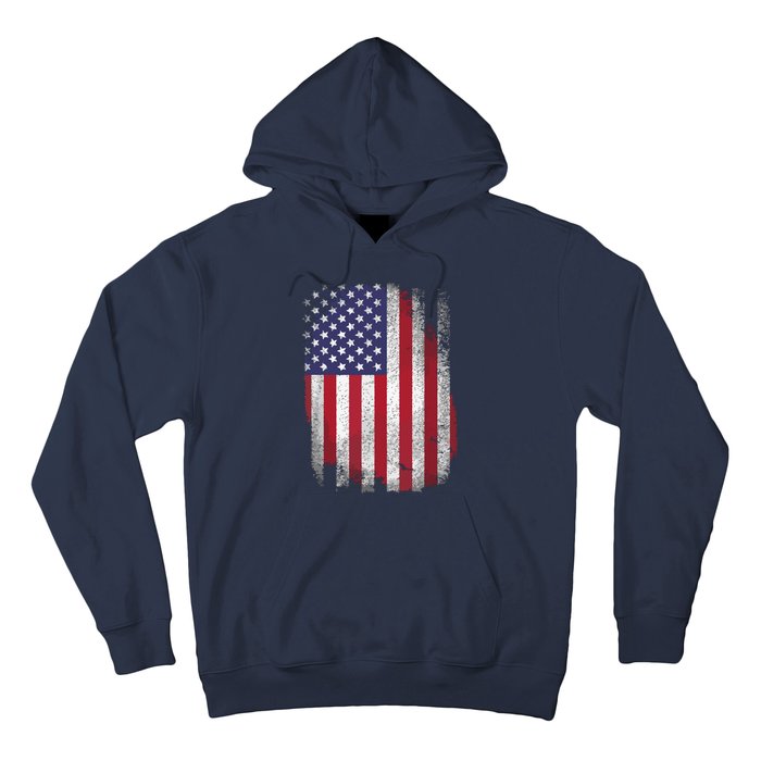 Usa Flag 4th July American Red White Blue Star Stripes 4 Day Hoodie