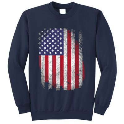 Usa Flag 4th July American Red White Blue Star Stripes 4 Day Sweatshirt