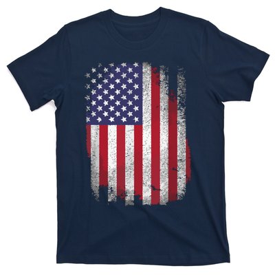 Usa Flag 4th July American Red White Blue Star Stripes 4 Day T-Shirt