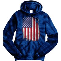 Usa Flag 4th July American Red White Blue Star Stripes 4 Day Tie Dye Hoodie