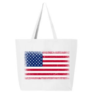 Us Flag 4th Of July Usa Flag American Flag 25L Jumbo Tote