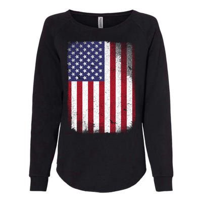 Usa Flag 4th July American Red White Blue Star Stripes 4 Day Womens California Wash Sweatshirt