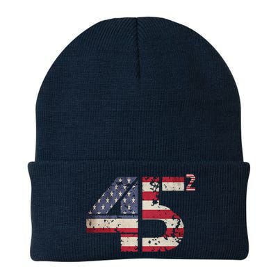 USA Flag 45 2 Trump Knit Cap Winter Beanie