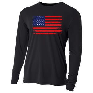 Usa Flag 4th Of July American Flag United States Of America Cooling Performance Long Sleeve Crew