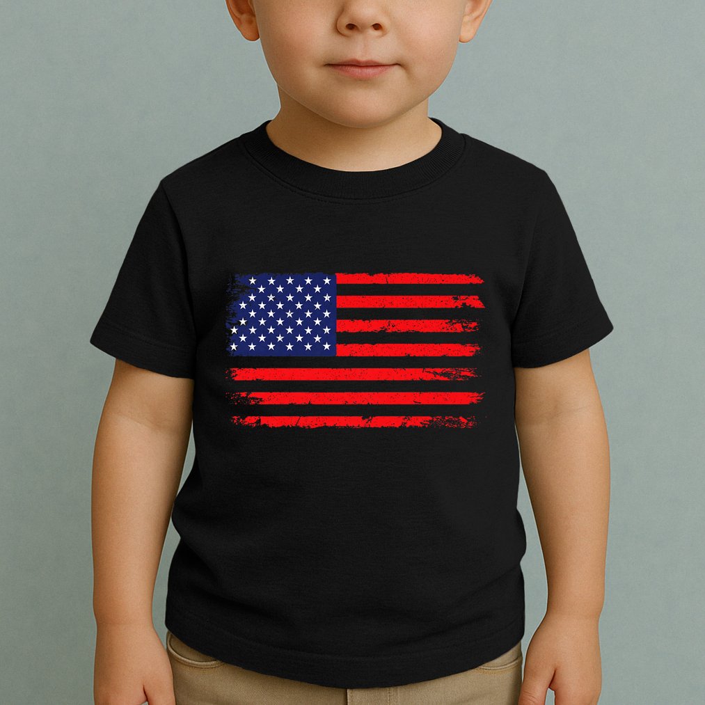 Usa Flag 4th Of July American Flag United States Of America Toddler T-Shirt