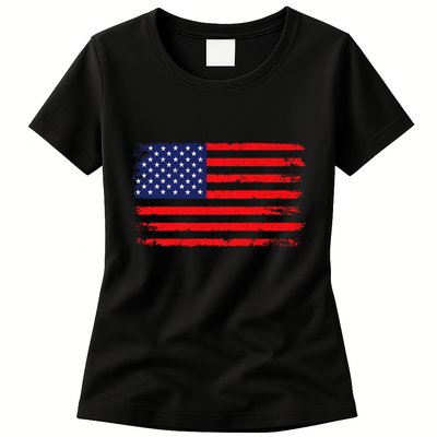 Usa Flag 4th Of July American Flag United States Of America Womens T-Shirt