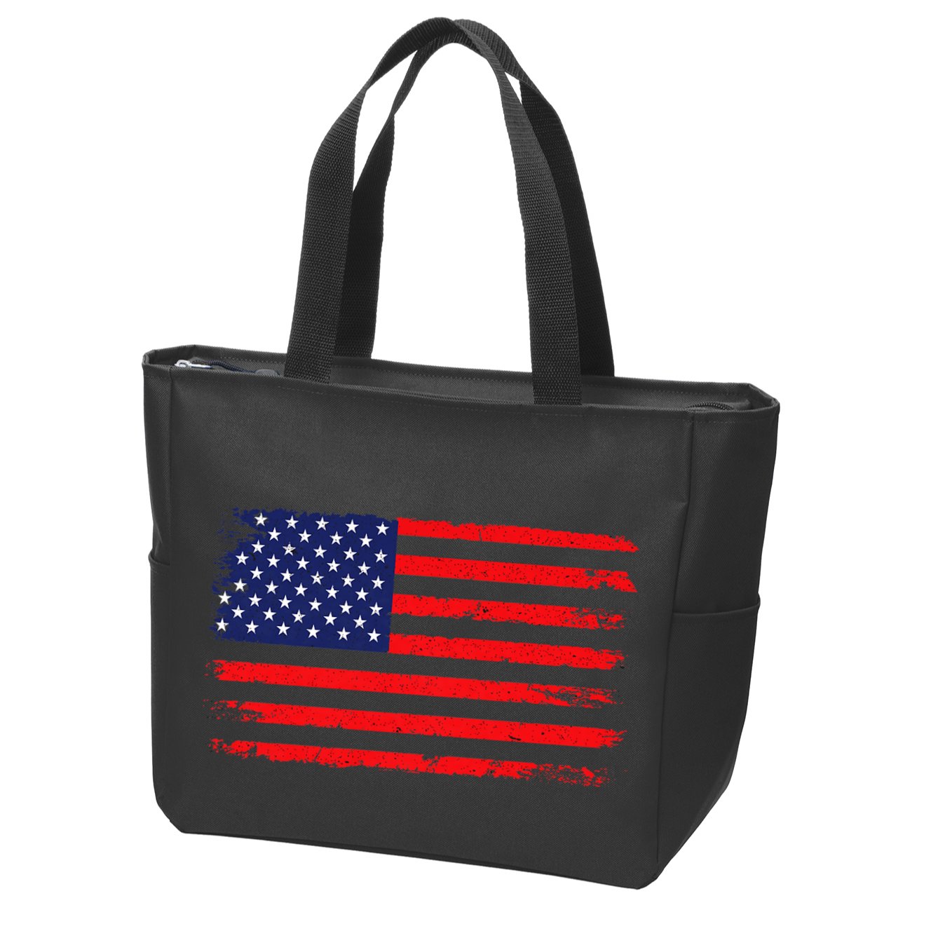 Usa Flag 4th Of July American Flag United States Of America Zip Tote Bag