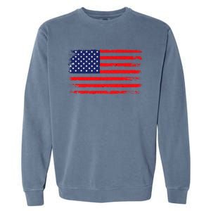 Usa Flag 4th Of July American Flag United States Of America Garment-Dyed Sweatshirt