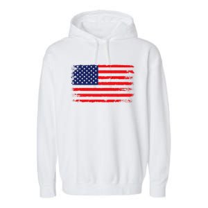 Usa Flag 4th Of July American Flag United States Of America Garment-Dyed Fleece Hoodie