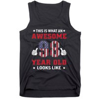 USA Flag 98th Birthday Gifts 98 Years Old Awesome Looks Like Tank Top