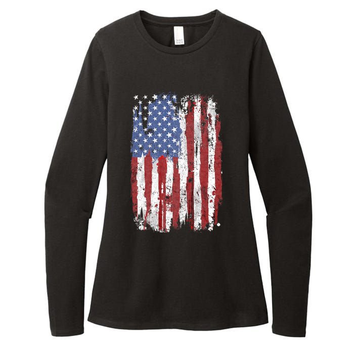 Usa Flag American Flag United States Of America 4th Of July Womens CVC Long Sleeve Shirt