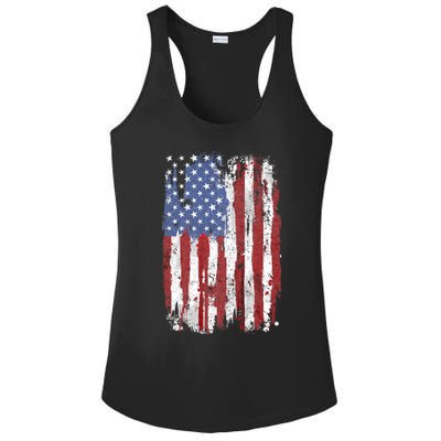 Usa Flag American Flag United States Of America 4th Of July Ladies PosiCharge Competitor Racerback Tank