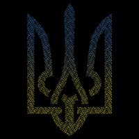 Ukraine Flag And Trident Ukrainian 16 in Basic Backpack