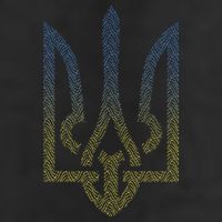 Ukraine Flag And Trident Ukrainian Hat