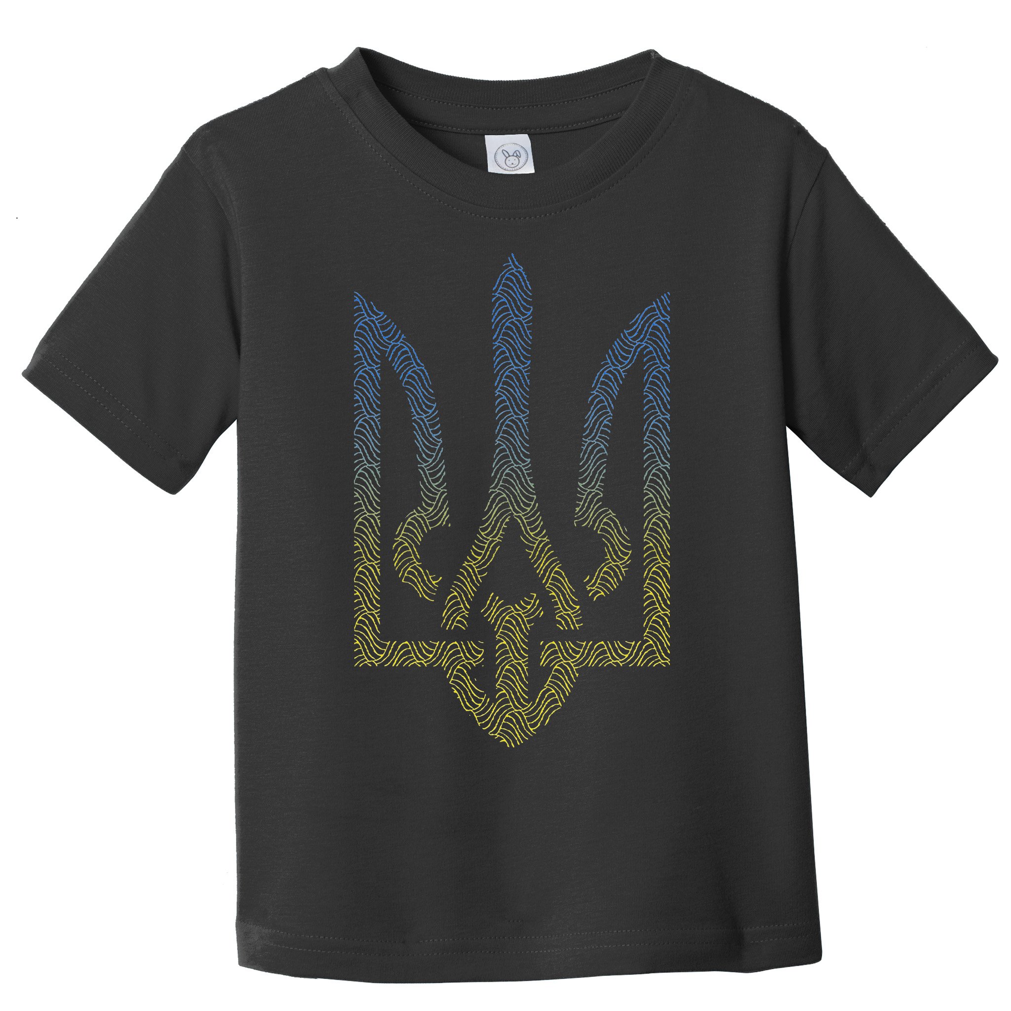 Ukraine Flag And Trident Ukrainian Toddler T-Shirt