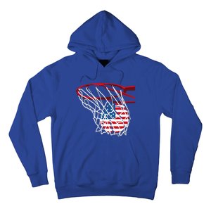 US Flag American Patriotic Basketball 4th Of July Hoodie