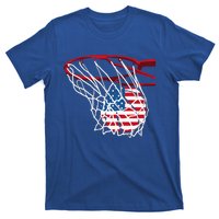 US Flag American Patriotic Basketball 4th Of July T-Shirt