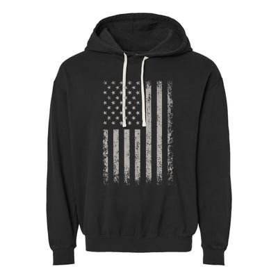 USA Flag American Flag United States Of America 4th Of July Garment-Dyed Fleece Hoodie