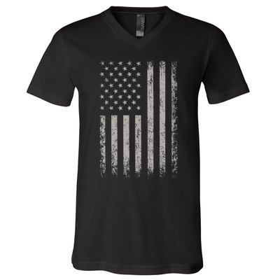 USA Flag American Flag United States Of America 4th Of July V-Neck T-Shirt