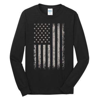 USA Flag American Flag United States Of America 4th Of July Tall Long Sleeve T-Shirt