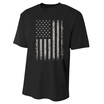 USA Flag American Flag United States Of America 4th Of July Performance Sprint T-Shirt