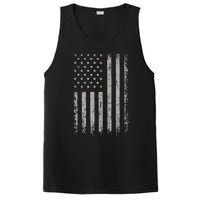 USA Flag American Flag United States Of America 4th Of July PosiCharge Competitor Tank