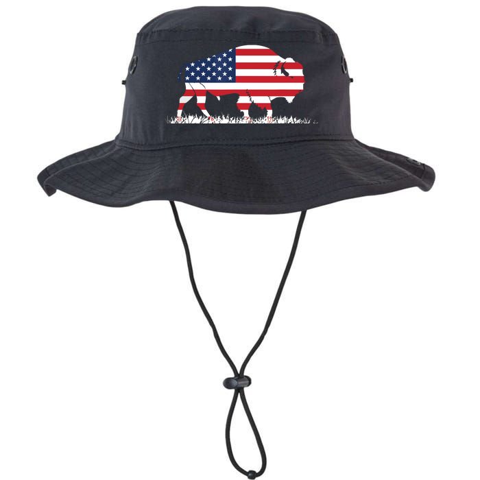 USA Flag American Buffalo Legacy Cool Fit Booney Bucket Hat