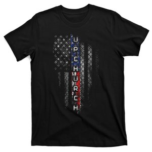 U.P.C.H.U.R.C.H Family American Flag T-Shirt