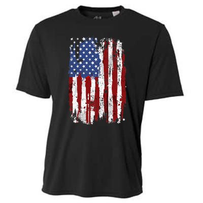 USA Flag American Flag United States Of America 4th Of July Cooling Performance Crew T-Shirt