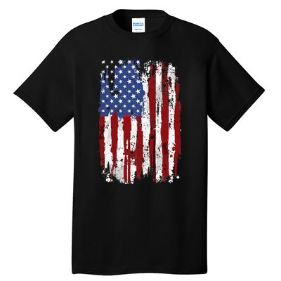 USA Flag American Flag United States Of America 4th Of July Tall T-Shirt