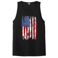 USA Flag American Flag United States Of America 4th Of July PosiCharge Competitor Tank