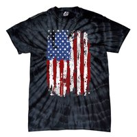 USA Flag American Flag United States Of America 4th Of July Tie-Dye T-Shirt