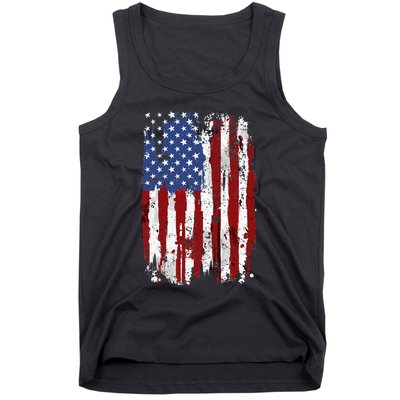 USA Flag American Flag United States Of America 4th Of July Tank Top