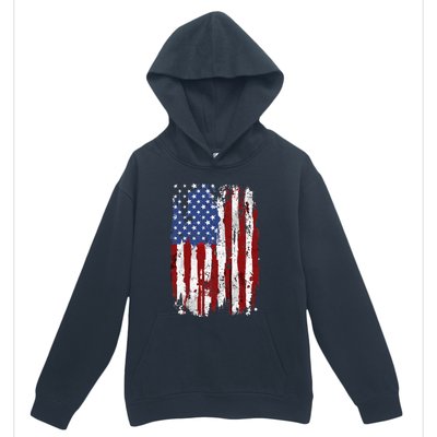 USA Flag American Flag United States Of America 4th Of July Urban Pullover Hoodie