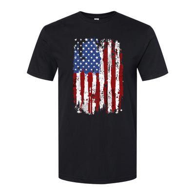 USA Flag American Flag United States Of America 4th Of July Softstyle CVC T-Shirt