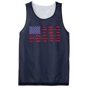 US Flag Airplanes Patriotic Aviation American Pilot Gift Mesh Reversible Basketball Jersey Tank