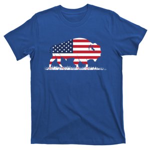 Usa Flag American Buffalo Cool Gift T-Shirt