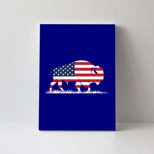 Usa Flag American Buffalo Cool Gift Canvas