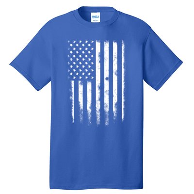 Usa Flag American Flag United States Patriotic 4th Of July Meaningful Gift Tall T-Shirt