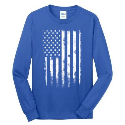 Usa Flag American Flag United States Patriotic 4th Of July Meaningful Gift Tall Long Sleeve T-Shirt