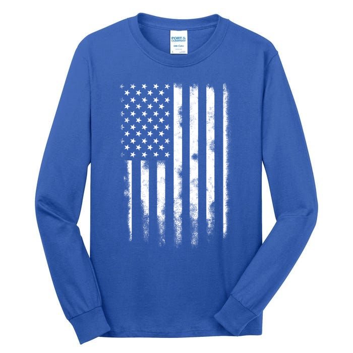 Usa Flag American Flag United States Patriotic 4th Of July Meaningful Gift Tall Long Sleeve T-Shirt