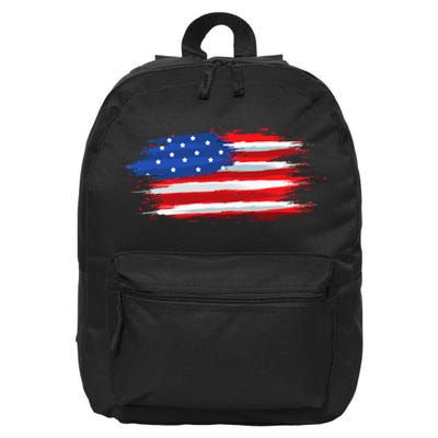 USA Flag American Flag United States of America 4th of July 16 in Basic Backpack