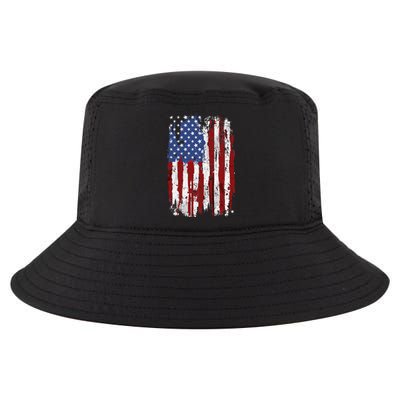 USA Flag American Flag United States of America 4th of July Cool Comfort Performance Bucket Hat