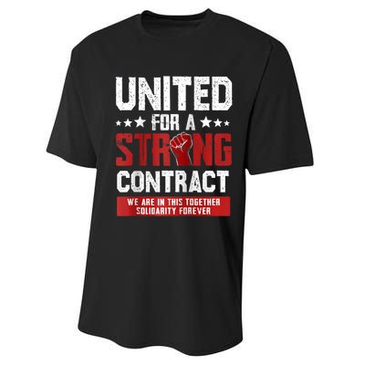 United For A Strong Contract UAW Strike UAW Strong Performance Sprint T-Shirt