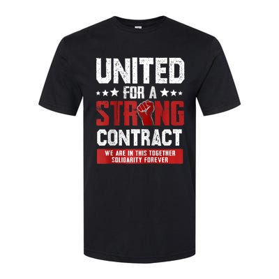 United For A Strong Contract UAW Strike UAW Strong Softstyle® CVC T-Shirt