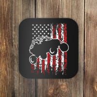 US Flag ATV Side By Side Rider UTV July 4th Offroad Riding Coaster