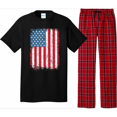 USA Flag American Flag United States Of America 4th Of July Pajama Set